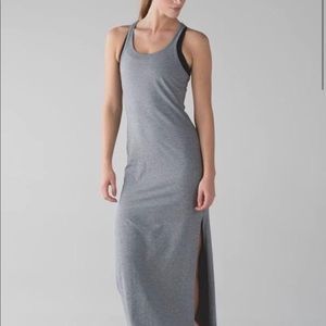Lululemon racer back dress in burgundy size 4